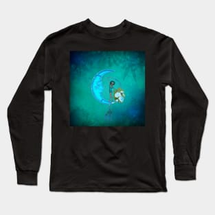 Little fairy on the moon Long Sleeve T-Shirt